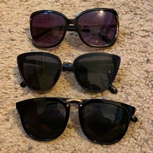 Black and Gold Sunglasses